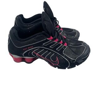 Vtg Y2K Nike Shox Navina 2010 Womens Shoes Sneakers Black‎ Pink Grail Grunge 7